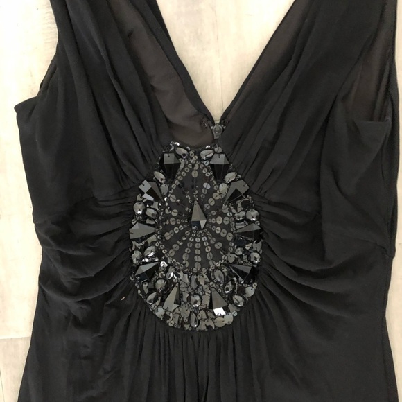 Bcbg MaxAzria sleevesless midi black dress size M - Picture 3 of 8